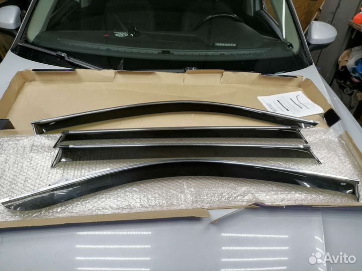 Дефлекторы окон volkswagen tiguan 2