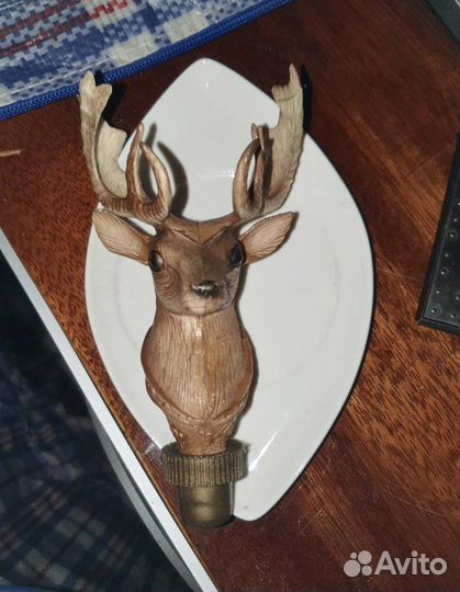 Винтажная пробка олень
