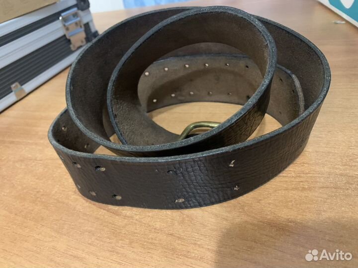 Ремень кожаный офицерский