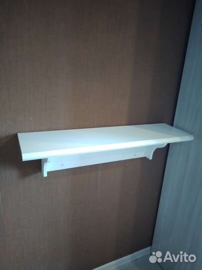 Полка настенная белая