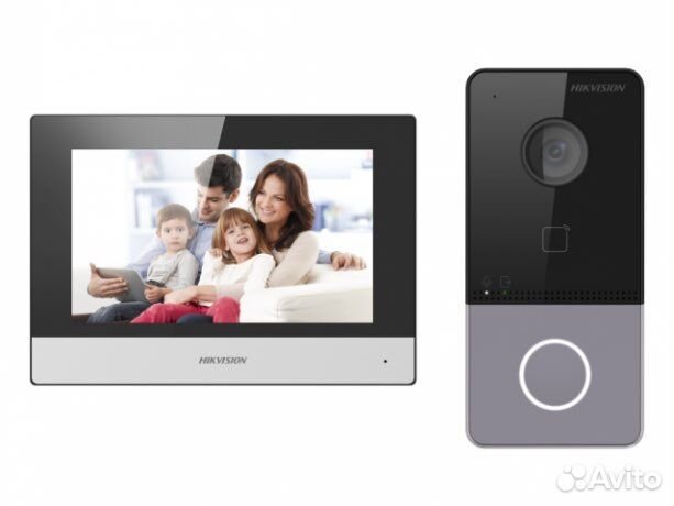 Комплект Ip домофона Hikvision DS-KIS603-P(C)