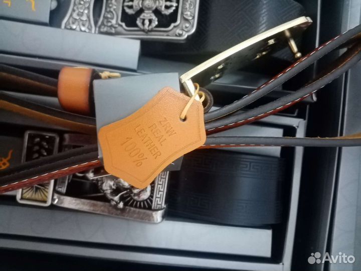 Мужские ремни из натуральной кожи