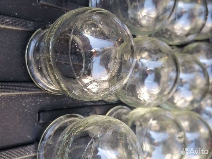 Баночки для массажа стеклянные