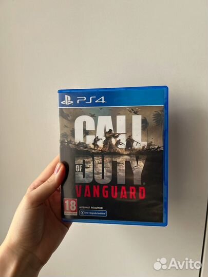 Диск на ps4 Call of duty vanguard
