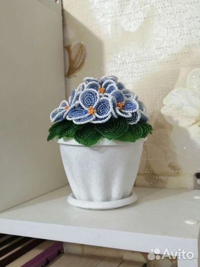 Цветы из бисера