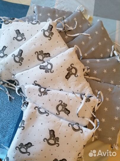 Бортики в детскую кроватку бу