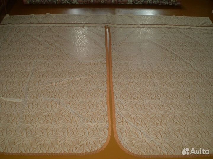 Шторы тюлевые фабричные - 2 шт