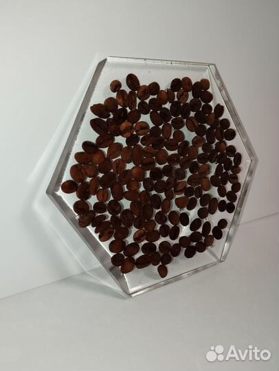 Костер подставка для кружки (кофейные зерна)