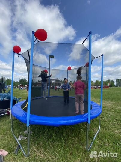 Батут с сеткой 305