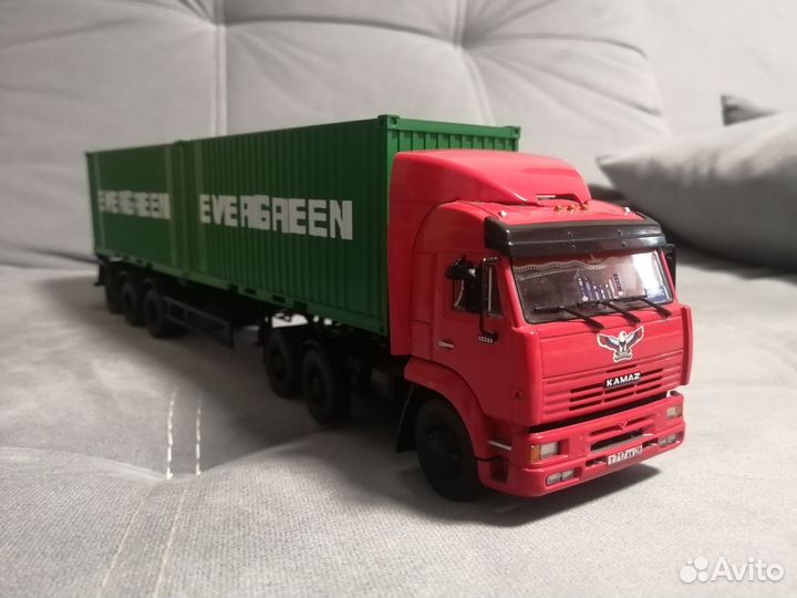 Камаз 6460 с полуприцепом маз 938920 1/43