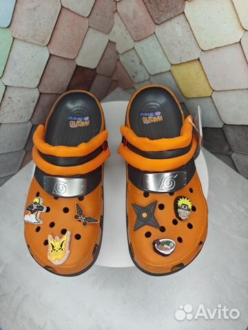 Naruto Shippuden x Crocs Classic Кроксы Наруто