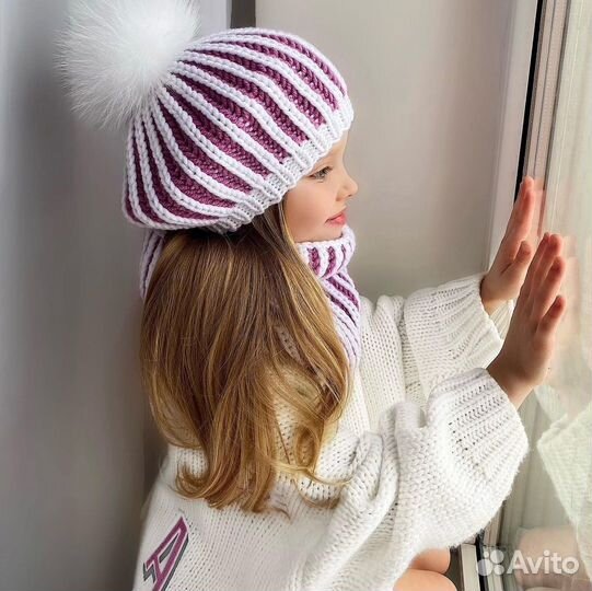 Вязаные головные уборы и аксессуары