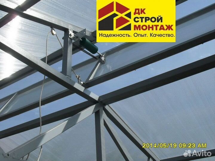 Автомат для проветривания теплиц