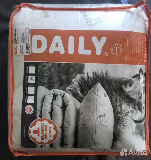 Одеяло Daily by T размер 200х210 из овечьей шерсти