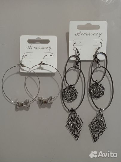 Бижутерия серьги