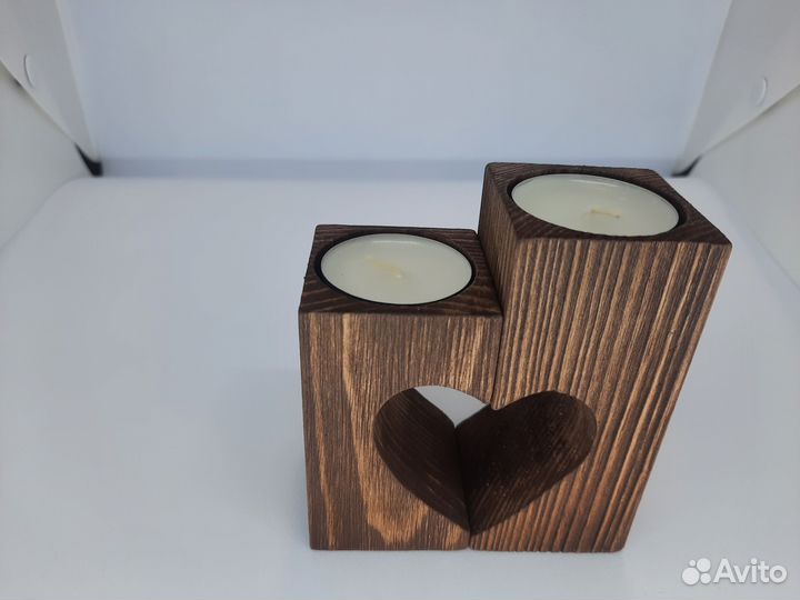 Подсвечник сердце