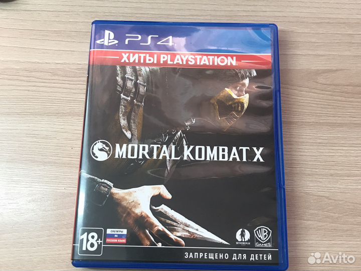 Диск на PS4 Mortal Kombat X