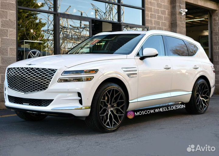 Кованые диски R22 на Genesis GV80 JX1