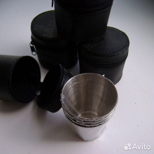 Набор стаканчиков 4шт. в чехле