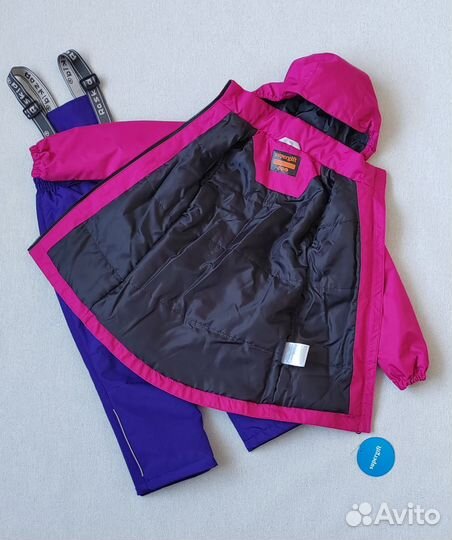 Костюм весна-осень на девочку. 116-134. Малин