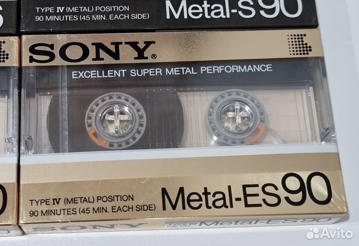 Аудиокассеты Sony Metal-S/ Metal-ES 46/60/90