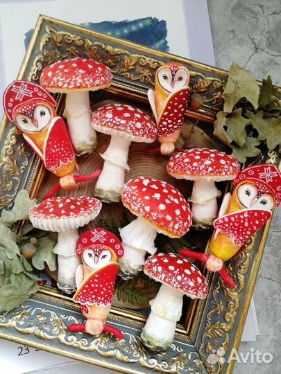 Ватная ёлочная игрушка (Интерьерная)