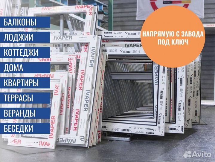 Окна пластиковые, стандартные и нестандартные