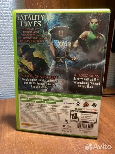 Mortal kombat 9 xbox 360