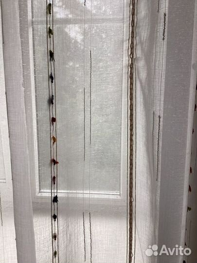 Красивая полупрозрачная штора