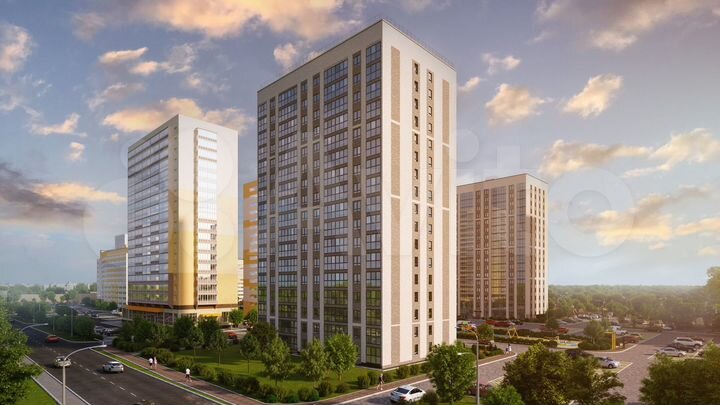 2-к. квартира, 56,6 м², 5/17 эт.