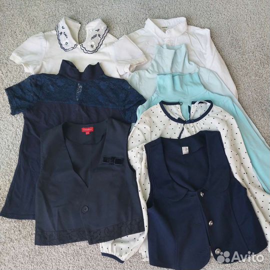 Школьные блузки для девочки 128