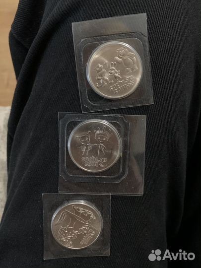 Монеты 25р Сочи 2014г