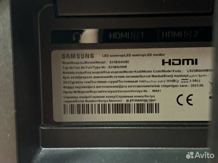 Монитор Samsung Odyssey G4 S25BG400EI (12)