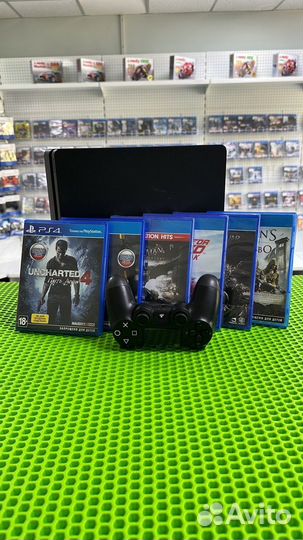 PlayStation 4 Slim 500gb и игры