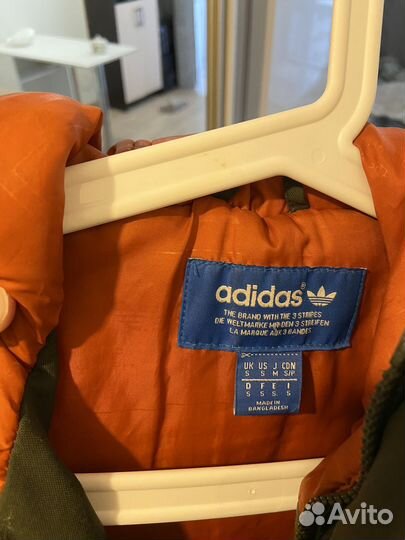 Пуховик adidas originals size S