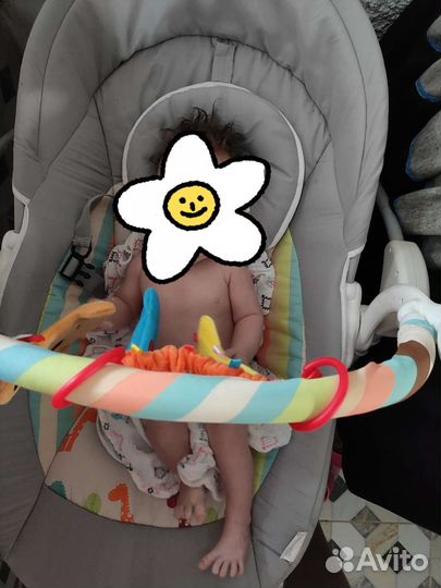 Детские качели шезлонг