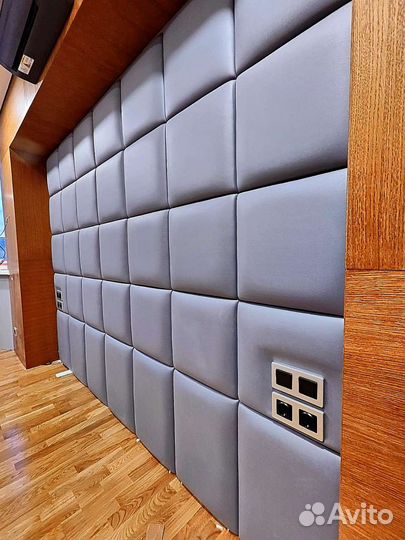 Мягкие стеновые панели, кровати, изголовья, 