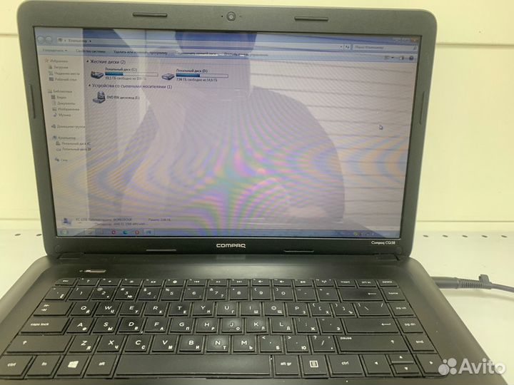 Ноутбук compaq cq58