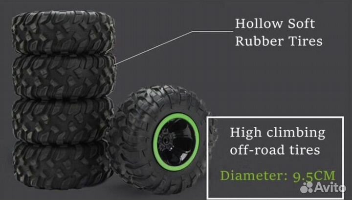 Машинка вездеход на радиоуправлении Багги 4WD