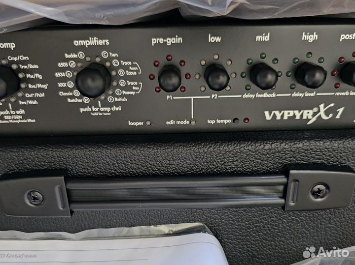 Peavey vypyr VIP X1 комбик комбоусилитель