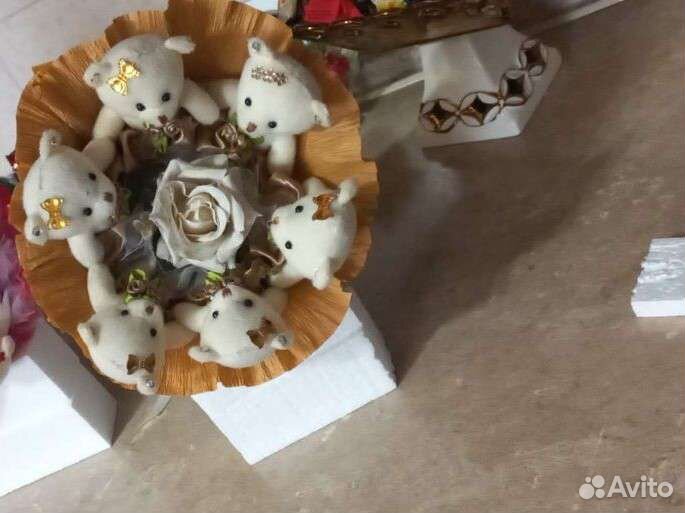 Букеты из мягких игрушек