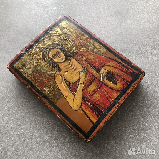 Икона Мария Египетская. Редкий Сюжет. Дерево