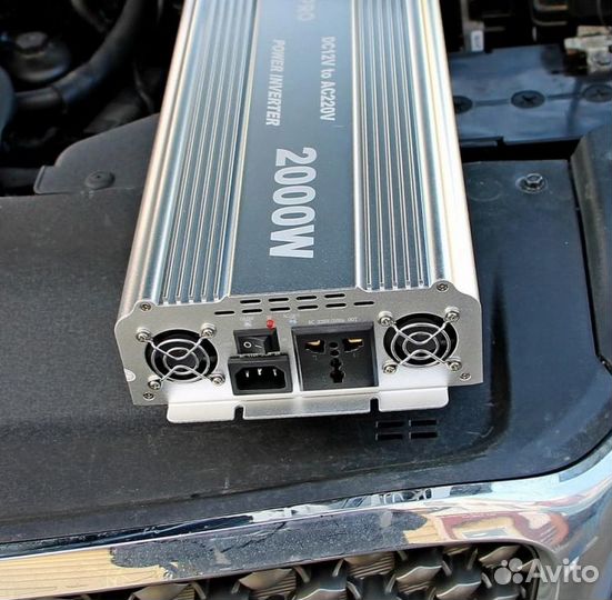 Инвертор 2000 Вт 12*220 для ибп газового котла