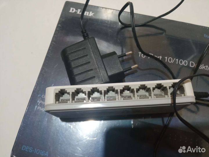 Свич коммутатор D-link DES-108C, 8 портов