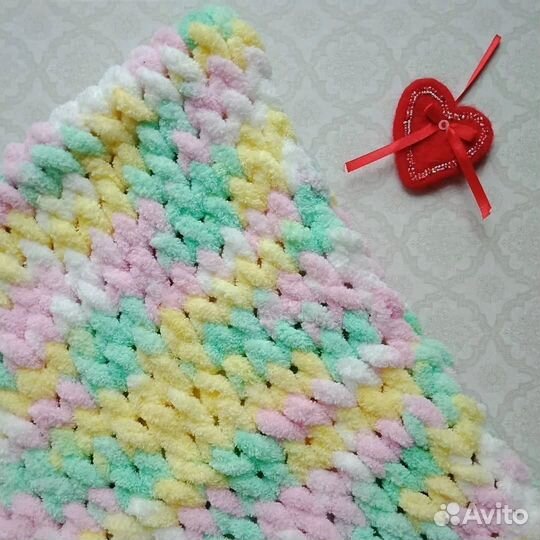 Плед детский плюшевый