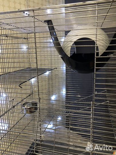 Большая клетка для грызунов б/у