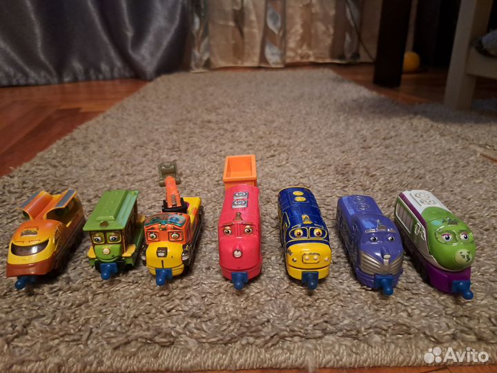 Дорога Чаггингтон Штормовая шахта + 7 паровозиков