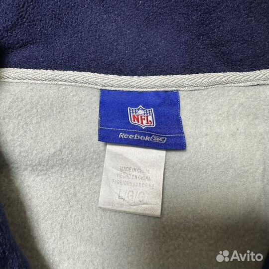 Флисовая кофта полузамок L 50 Reebok NFL