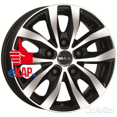 MAK 6,5x15/5x160 ET58 D65,1 Load 5 Ice Black