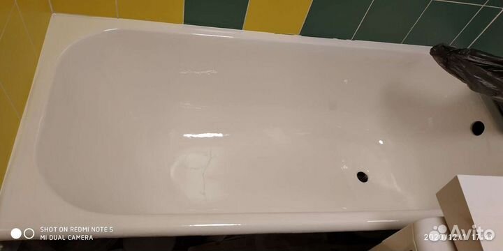 Реставрация ванны жидким акрилом, эмалировка ванны